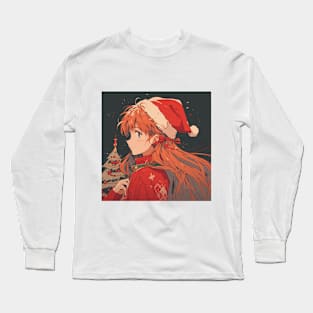 asuka christmas Long Sleeve T-Shirt